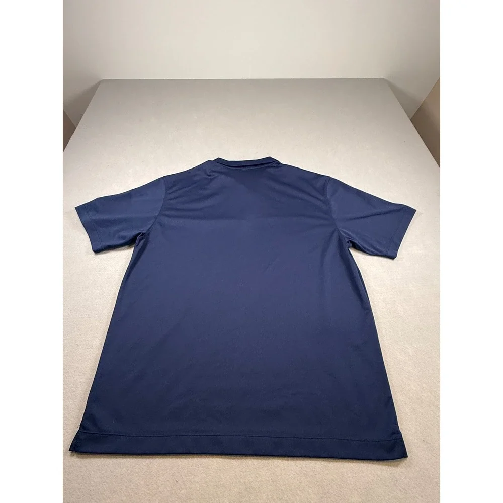 Nike Golf Tour Performance Dri-Fit Polo Shirt Mens Large Navy Blue Short Sleeve